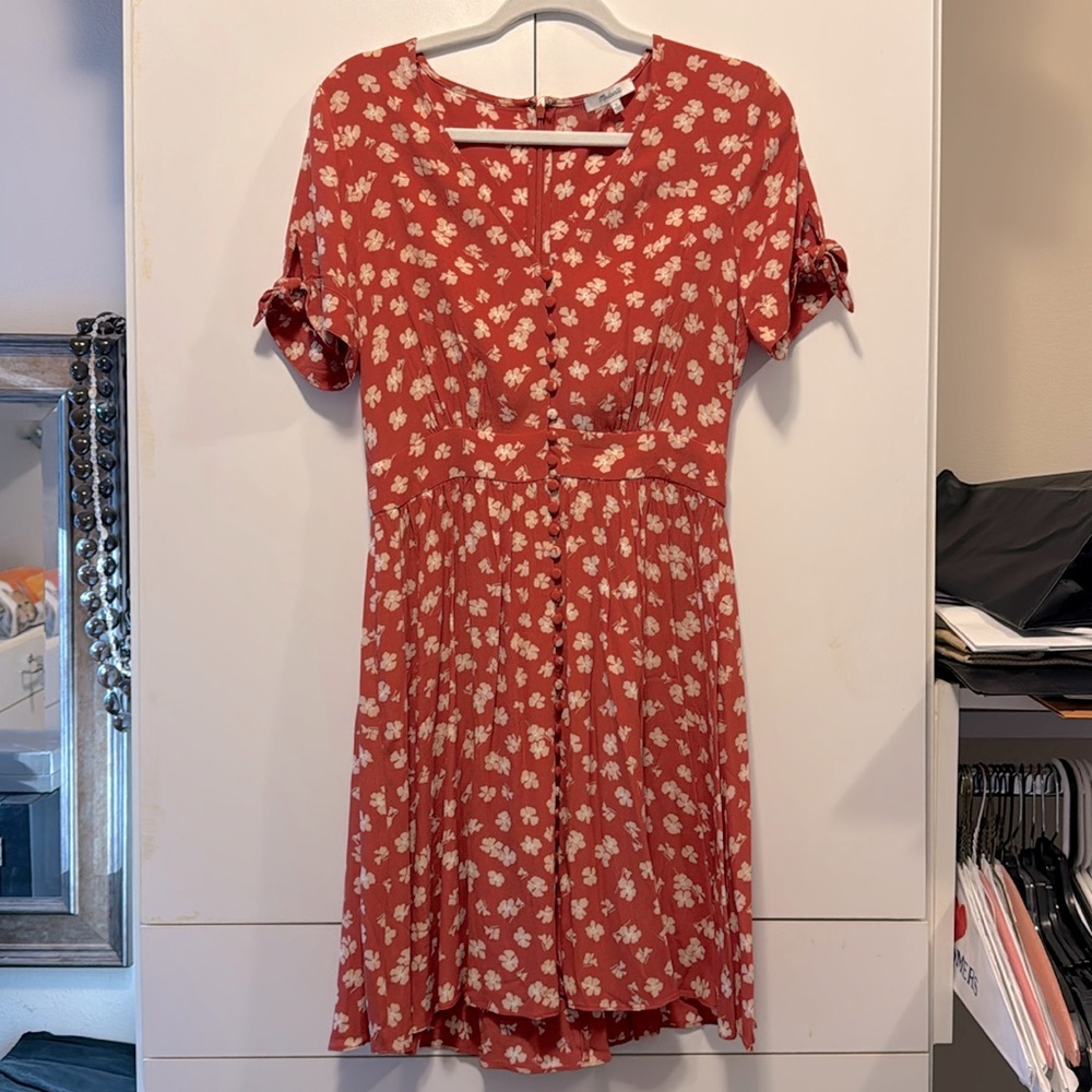 Madewell Size 2 Rust Colored Dress